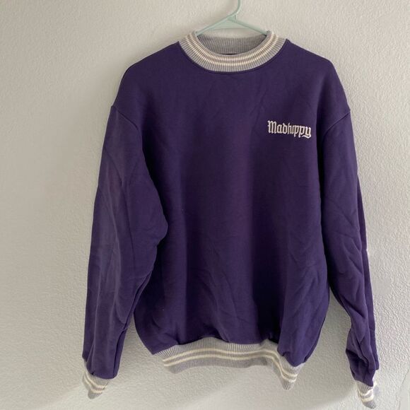 Madhappy Alumni Purple Crew Neck - Picture 1 of 6